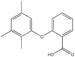2-(2,3,5-trimethylphenoxy)benzoic acid 结构式