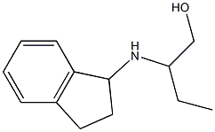 2-(2,3-dihydro-1H-inden-1-ylamino)butan-1-ol 结构式