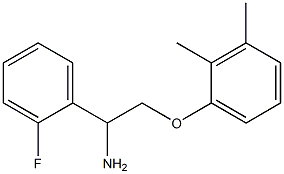 2-(2,3-dimethylphenoxy)-1-(2-fluorophenyl)ethanamine 结构式