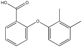 2-(2,3-dimethylphenoxy)benzoic acid 结构式