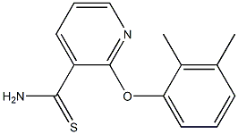 2-(2,3-dimethylphenoxy)pyridine-3-carbothioamide 结构式