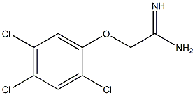 2-(2,4,5-trichlorophenoxy)ethanimidamide 结构式