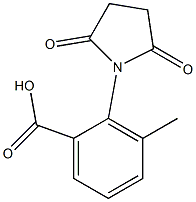 2-(2,5-dioxopyrrolidin-1-yl)-3-methylbenzoic acid 结构式
