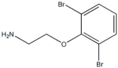 2-(2,6-dibromophenoxy)ethanamine 结构式