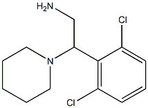 2-(2,6-dichlorophenyl)-2-(piperidin-1-yl)ethan-1-amine 结构式