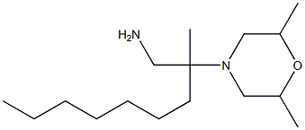 2-(2,6-dimethylmorpholin-4-yl)-2-methylnonan-1-amine 结构式