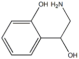 2-(2-amino-1-hydroxyethyl)phenol 结构式