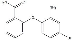 2-(2-amino-4-bromophenoxy)benzamide 结构式