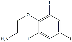 2-(2-aminoethoxy)-1,3,5-triiodobenzene 结构式