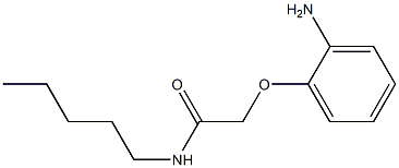 2-(2-aminophenoxy)-N-pentylacetamide 结构式