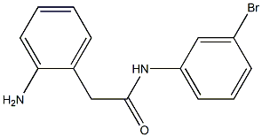 2-(2-aminophenyl)-N-(3-bromophenyl)acetamide 结构式