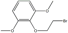 2-(2-bromoethoxy)-1,3-dimethoxybenzene 结构式