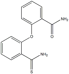 2-(2-carbamothioylphenoxy)benzamide 结构式