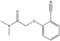 2-(2-cyanophenoxy)-N,N-dimethylacetamide 结构式