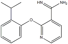 2-(2-isopropylphenoxy)pyridine-3-carboximidamide 结构式