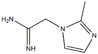 2-(2-methyl-1H-imidazol-1-yl)ethanimidamide 结构式