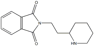 2-(2-piperidin-2-ylethyl)-1H-isoindole-1,3(2H)-dione 结构式