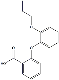 2-(2-propoxyphenoxy)benzoic acid 结构式