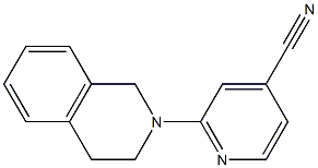 2-(3,4-dihydroisoquinolin-2(1H)-yl)isonicotinonitrile 结构式