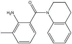 2-(3,4-dihydroquinolin-1(2H)-ylcarbonyl)-6-methylaniline 结构式