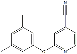 2-(3,5-dimethylphenoxy)isonicotinonitrile 结构式