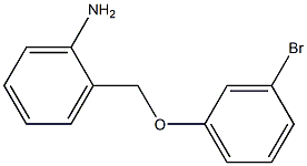 2-(3-bromophenoxymethyl)aniline 结构式