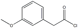 2-(3-methoxyphenyl)acetyl chloride 结构式