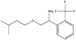 2-(3-methylbutoxy)-1-[2-(trifluoromethyl)phenyl]ethan-1-amine 结构式