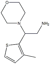 2-(3-methylthien-2-yl)-2-morpholin-4-ylethanamine 结构式