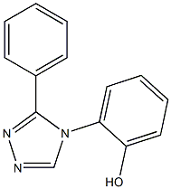 2-(3-phenyl-4H-1,2,4-triazol-4-yl)phenol 结构式