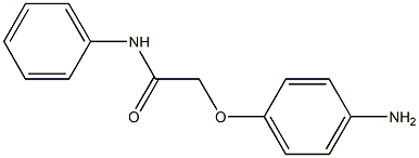 2-(4-aminophenoxy)-N-phenylacetamide 结构式