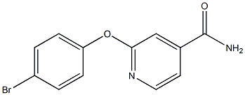 2-(4-bromophenoxy)isonicotinamide 结构式