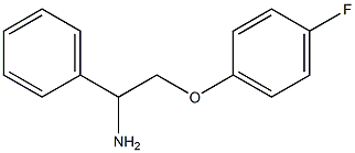 2-(4-fluorophenoxy)-1-phenylethanamine 结构式