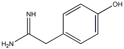 2-(4-hydroxyphenyl)ethanimidamide 结构式