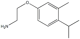 2-(4-isopropyl-3-methylphenoxy)ethanamine 结构式