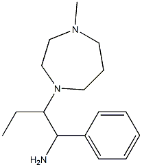 2-(4-methyl-1,4-diazepan-1-yl)-1-phenylbutan-1-amine 结构式