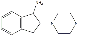 2-(4-methylpiperazin-1-yl)-2,3-dihydro-1H-inden-1-ylamine 结构式