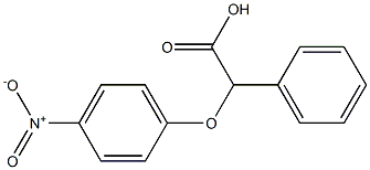 2-(4-nitrophenoxy)-2-phenylacetic acid 结构式