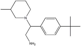 2-(4-tert-butylphenyl)-2-(3-methylpiperidin-1-yl)ethan-1-amine 结构式