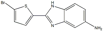 2-(5-bromothien-2-yl)-1H-benzimidazol-5-amine 结构式