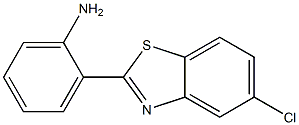 2-(5-chloro-1,3-benzothiazol-2-yl)aniline 结构式
