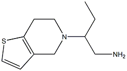 2-(6,7-dihydrothieno[3,2-c]pyridin-5(4H)-yl)butan-1-amine 结构式