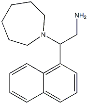 2-(azepan-1-yl)-2-(naphthalen-1-yl)ethan-1-amine 结构式