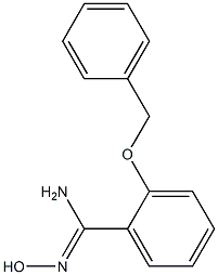 2-(benzyloxy)-N'-hydroxybenzenecarboximidamide 结构式