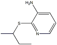 2-(butan-2-ylsulfanyl)pyridin-3-amine 结构式