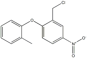 2-(chloromethyl)-1-(2-methylphenoxy)-4-nitrobenzene 结构式