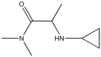 2-(cyclopropylamino)-N,N-dimethylpropanamide 结构式
