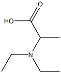 2-(diethylamino)propanoic acid 结构式
