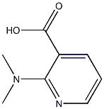 2-(dimethylamino)pyridine-3-carboxylic acid 结构式