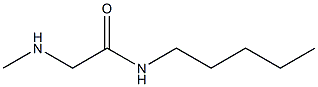 2-(methylamino)-N-pentylacetamide 结构式
